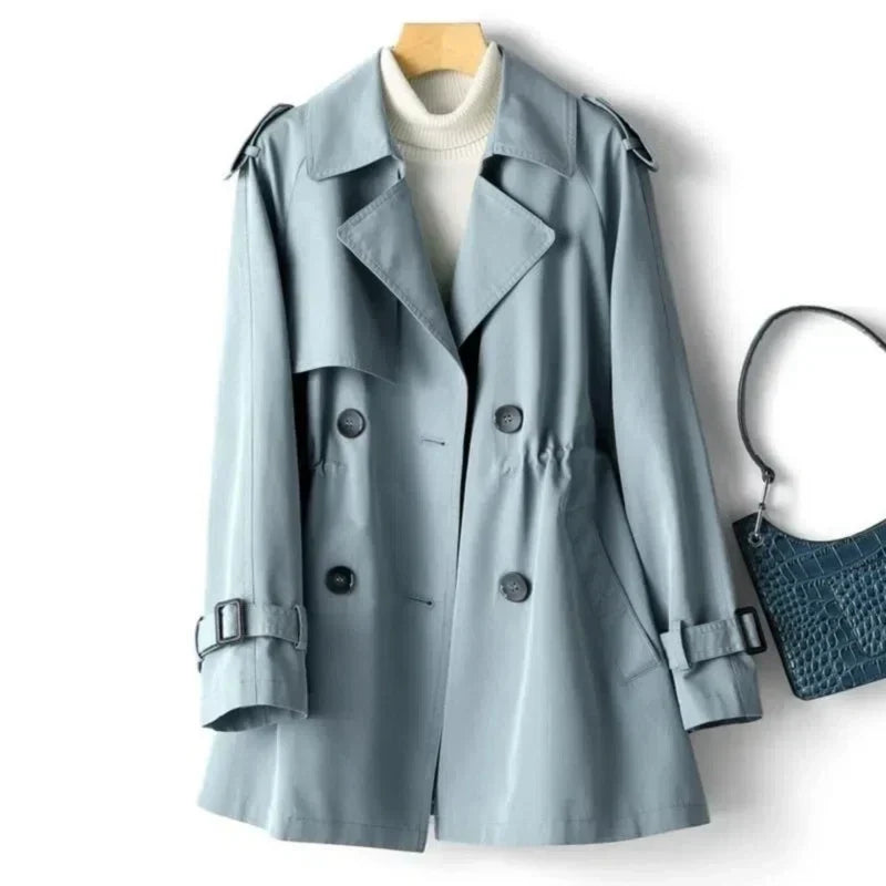 Trench Coat - Classic Double Button with Belt Cuffs