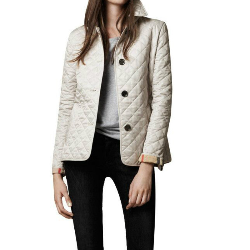 Quilted Jacket - Button Front Lightweight Style