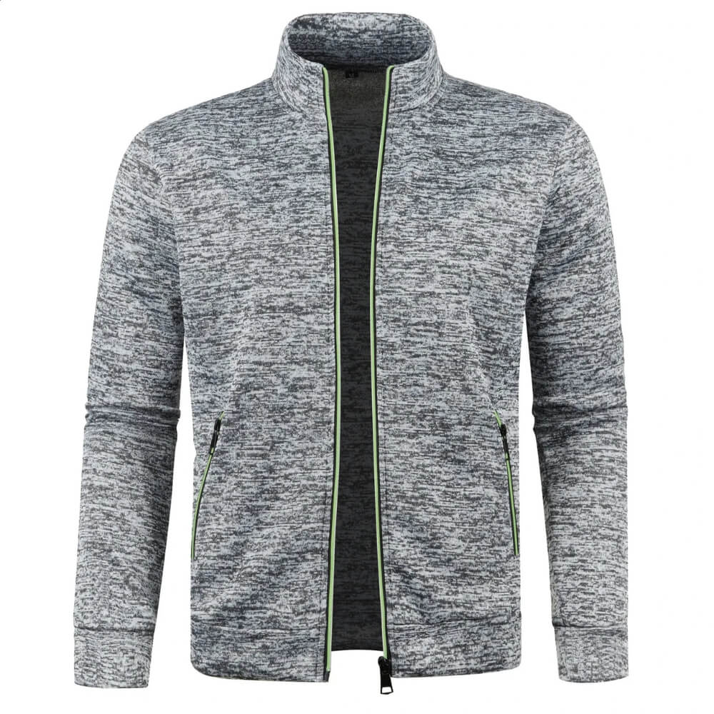 Full Zip Cardigan Jacket - Long Sleeve Active Fit