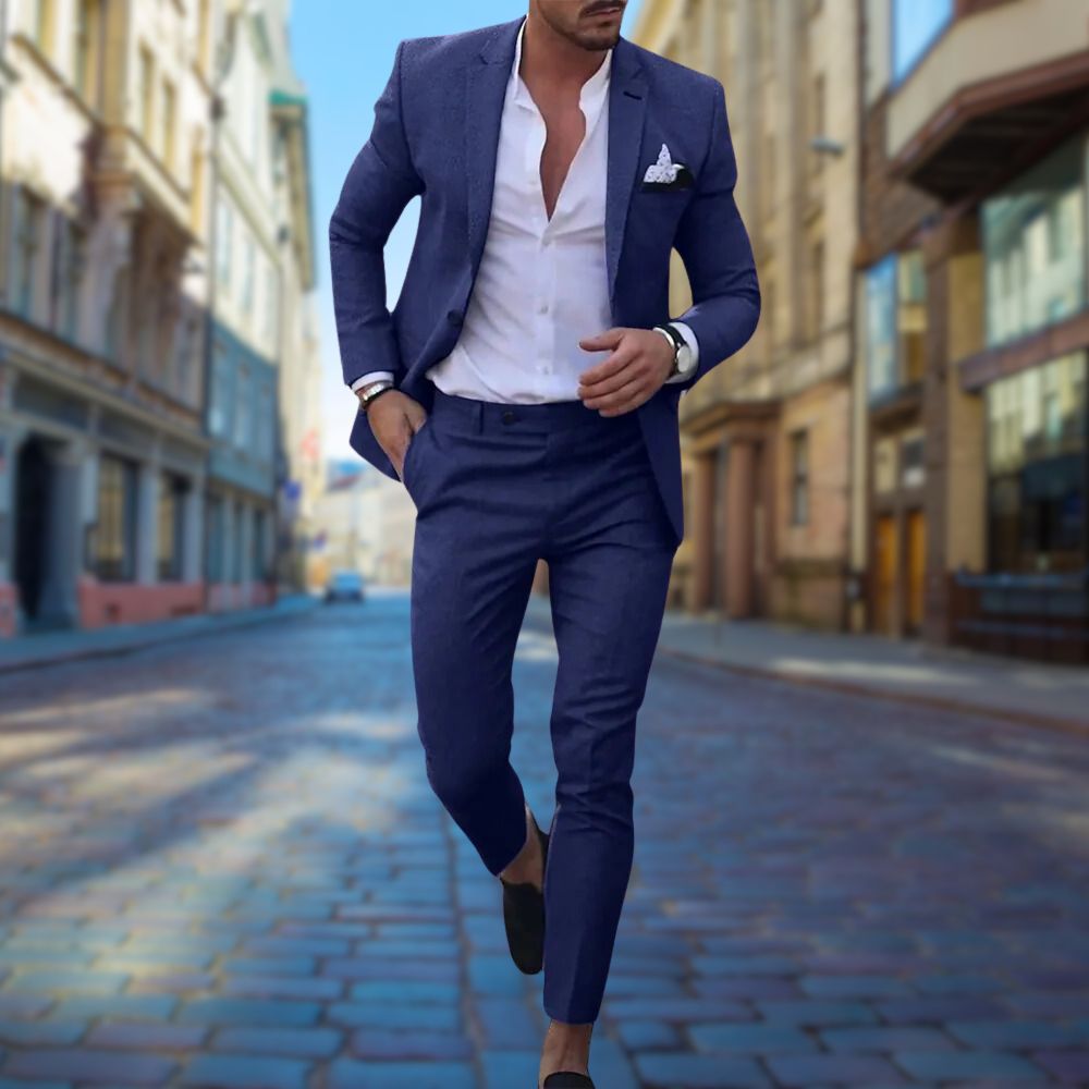 Slim Fit Suit - Two Piece with Tapered Trousers