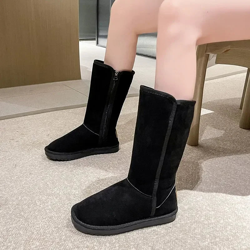 Winter Boots - Mid Calf Style with Fold Down Design