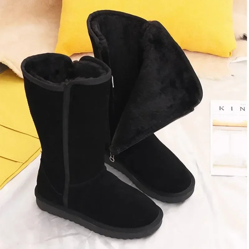 Winter Boots - Mid Calf Style with Fold Down Design