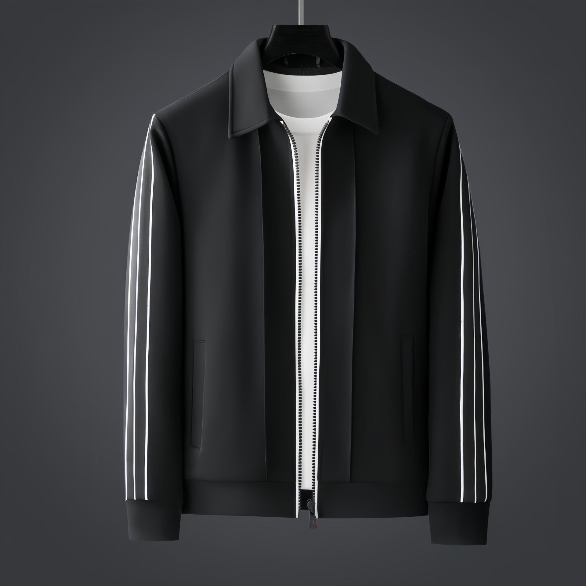 Men’s Tracksuit | Zip Up Track Set With Side Stripe Detail