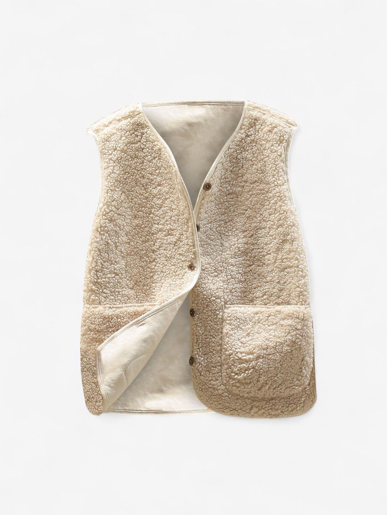 Women’s Sleeveless Button Down Vest Outerwear Jacket