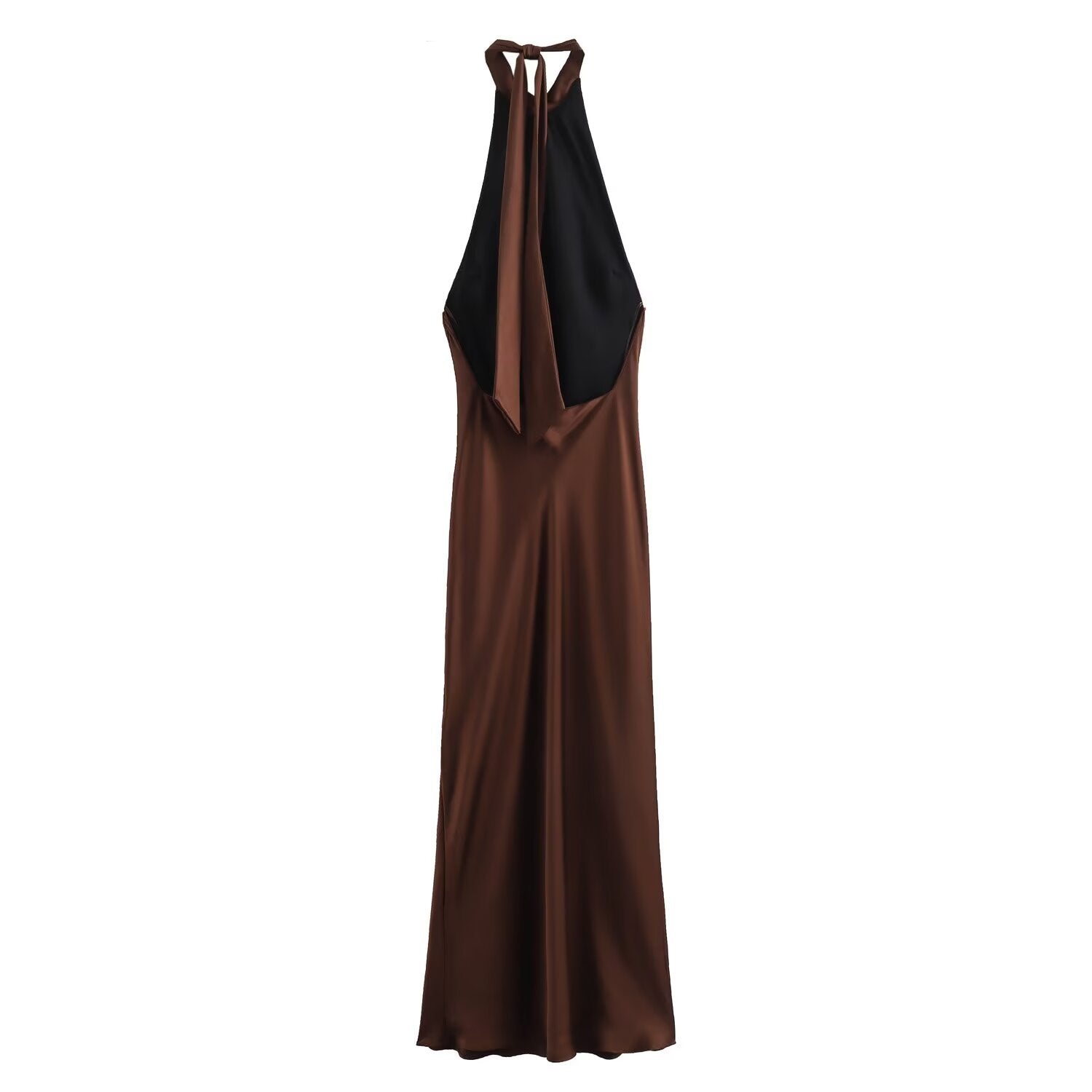 Women’s Halter Maxi Dress | Backless Evening Wedding Guest