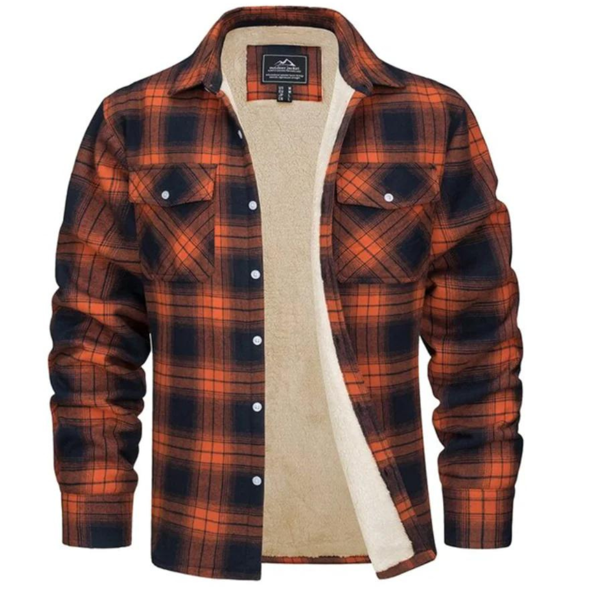 Checked Jacket - Button Front with Lined Interior