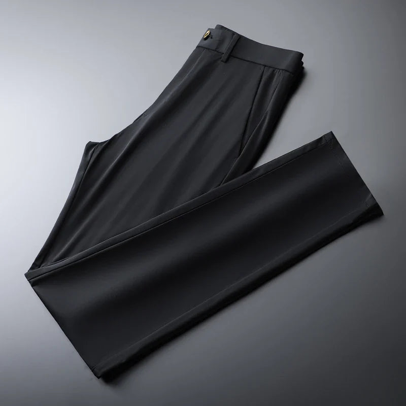 Slim Fit Chinos Work Trousers - Button Waist