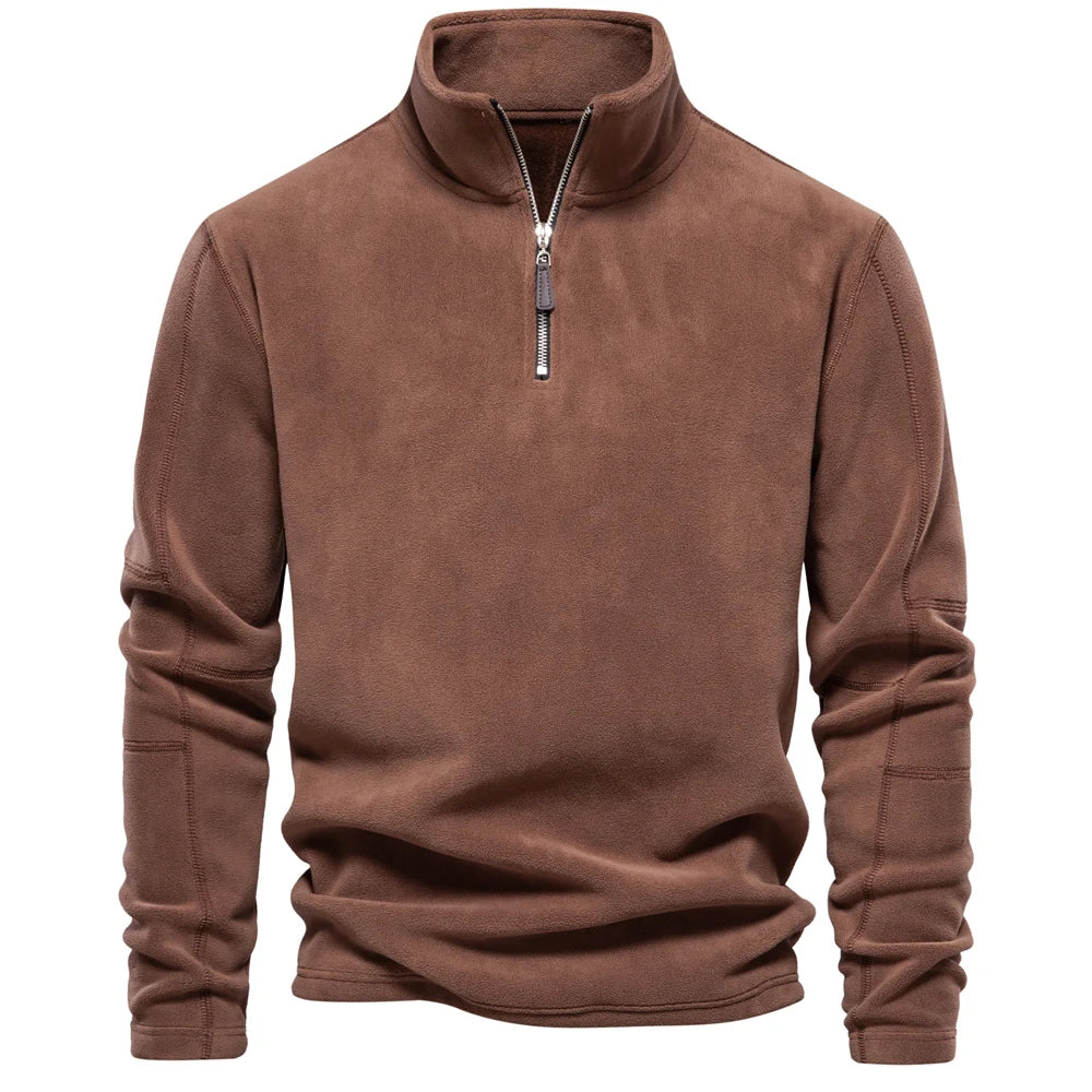 Half Zip Sweatshirt | Long Sleeve Pullover Top