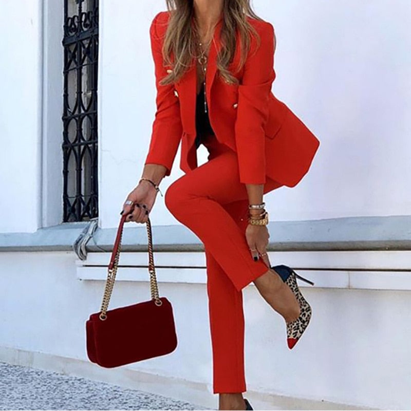 Women's Coord Two Piece Trouser Set