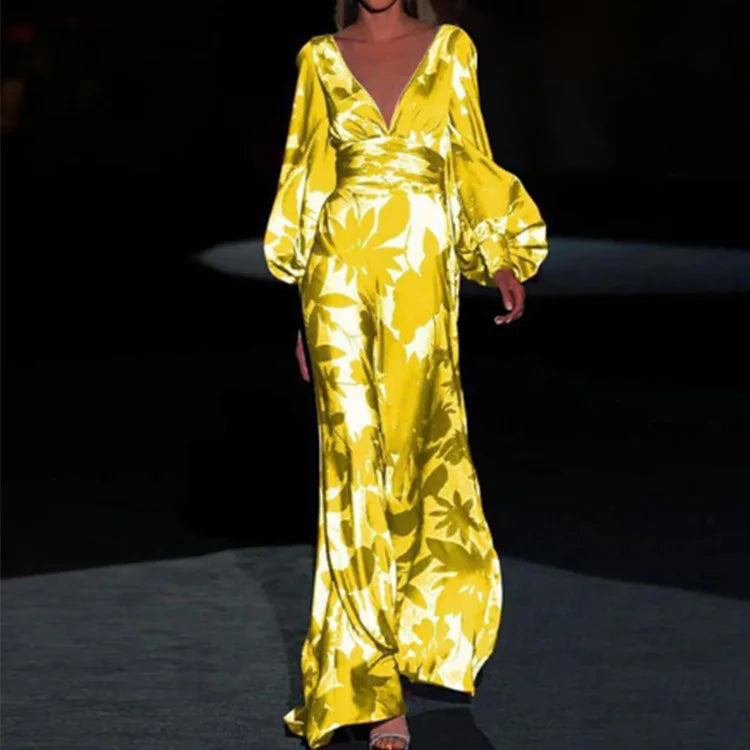 Women's Long Sleeve Maxi Dress