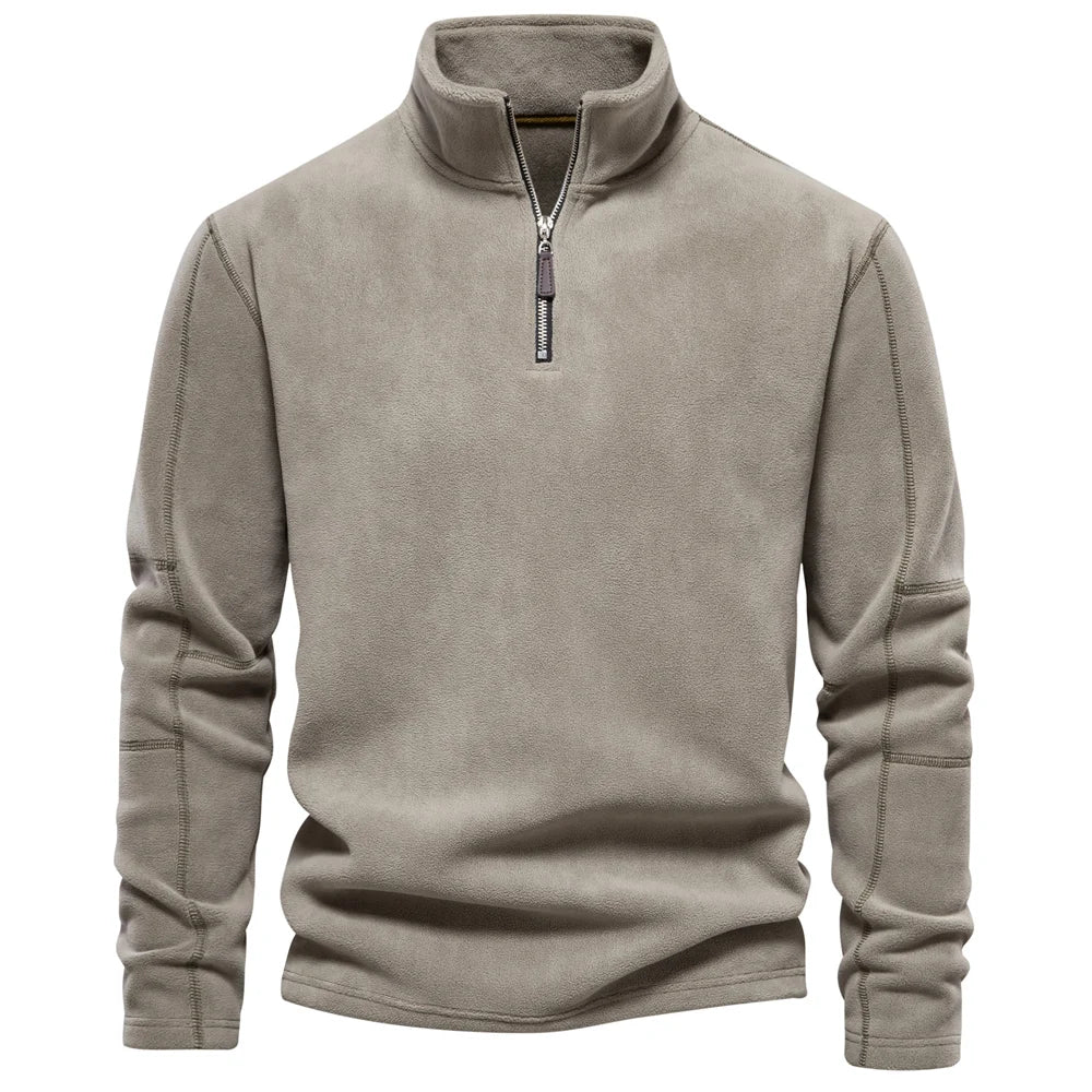 Half Zip Sweatshirt | Long Sleeve Pullover Top