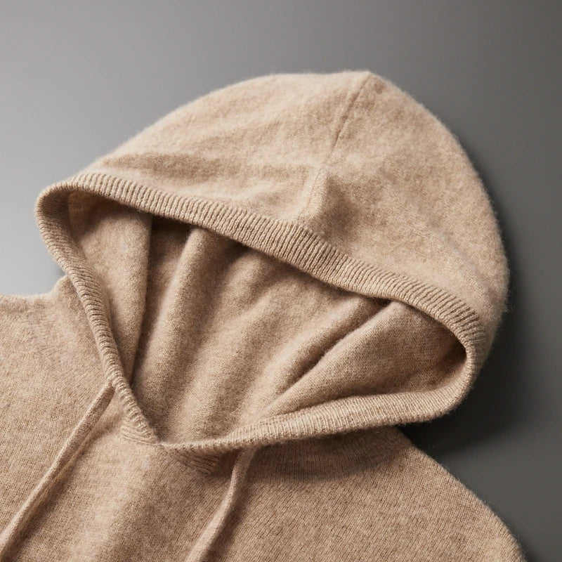 Pullover Hoodie - Relaxed Fit with Drawstring Hood
