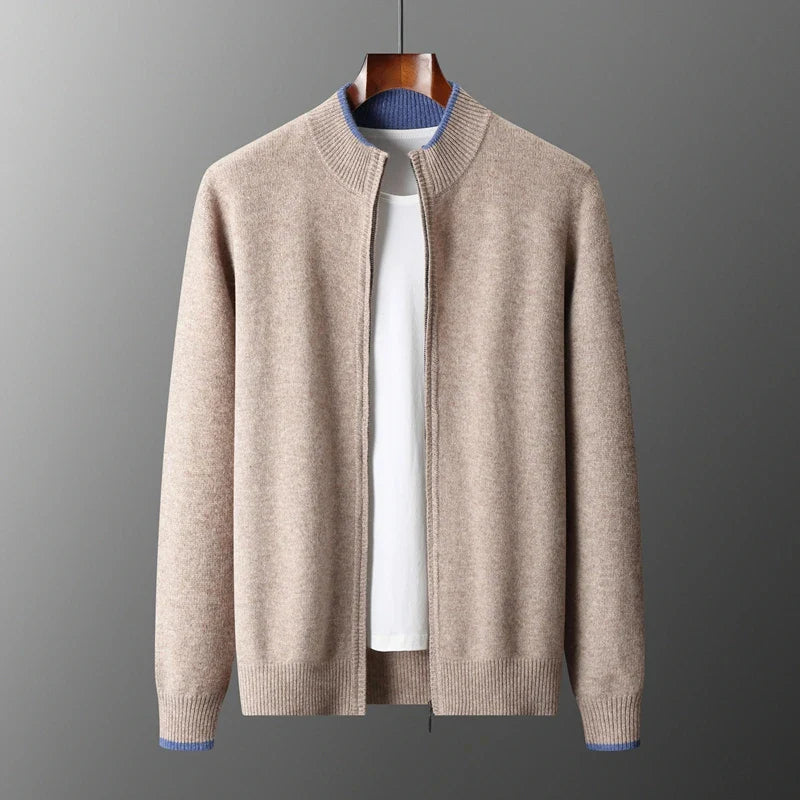 Zip Up Jacket | Minimalist Stand Collar Style