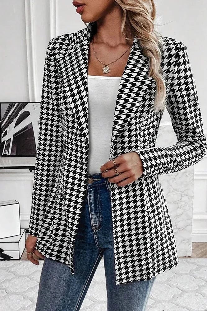 Blazer Jacket - Longline Single Button Fit