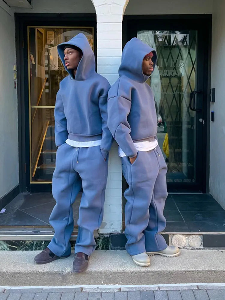 Men’s Tracksuit For Streetwear And Casual Wear | Oversized Hoodie And Joggers Set