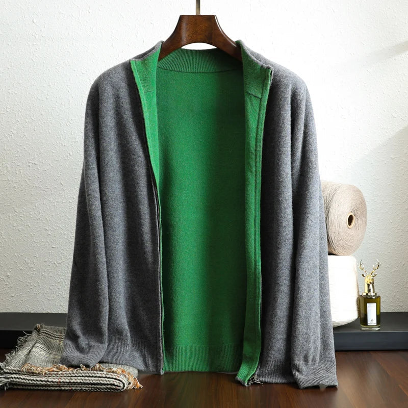 Zip Cardigan | Open Front Design