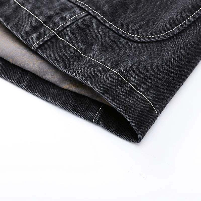Denim Jacket | Classic Tailored Two Button Style