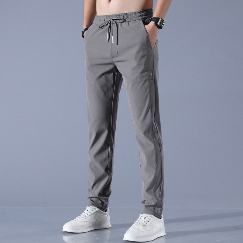 Drawstring Jogger Trousers - Slim Fit Casual Style