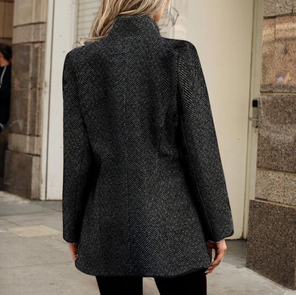 Blazer Jacket - Longline Fit with Open Front Design
