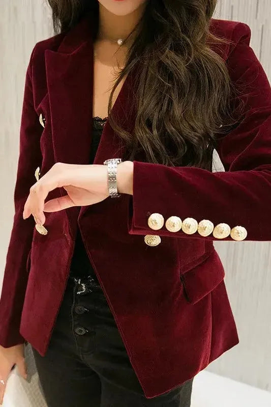 Blazer Jacket - Double Button Structured Fit