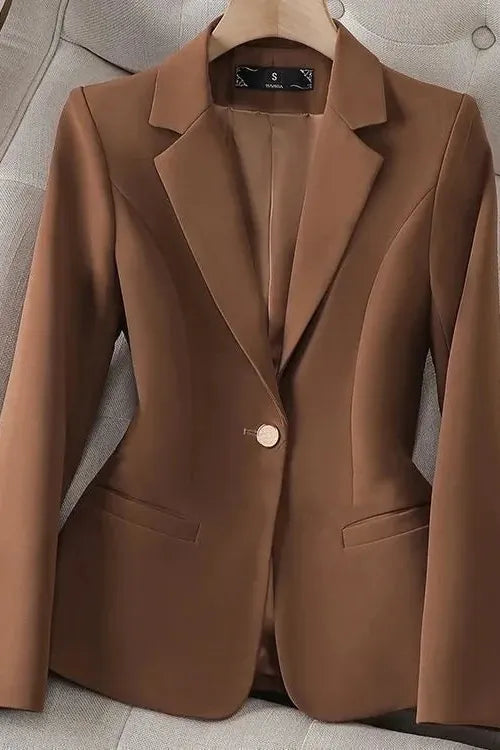 Blazer Jacket – Fitted Single Button