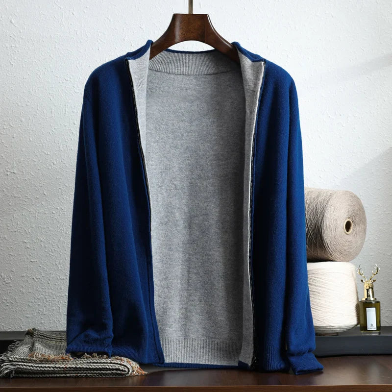 Zip Cardigan | Open Front Design