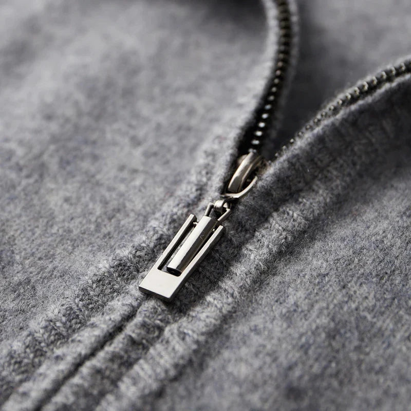 Zip Up Jacket | Minimalist Stand Collar Style