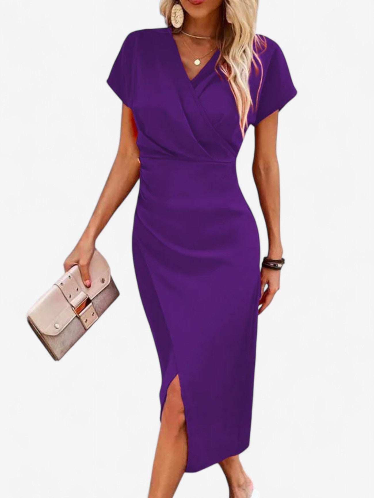 Women's Wedding Guest Formal Summer Midi Dress