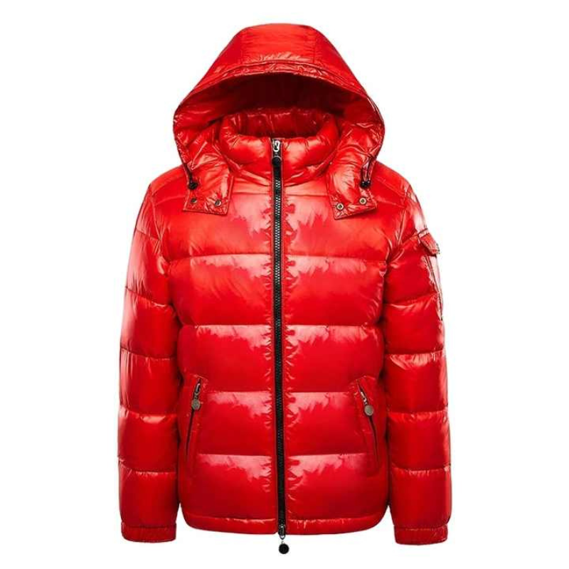 Puffer Jacket - Hooded with Gloss Finish