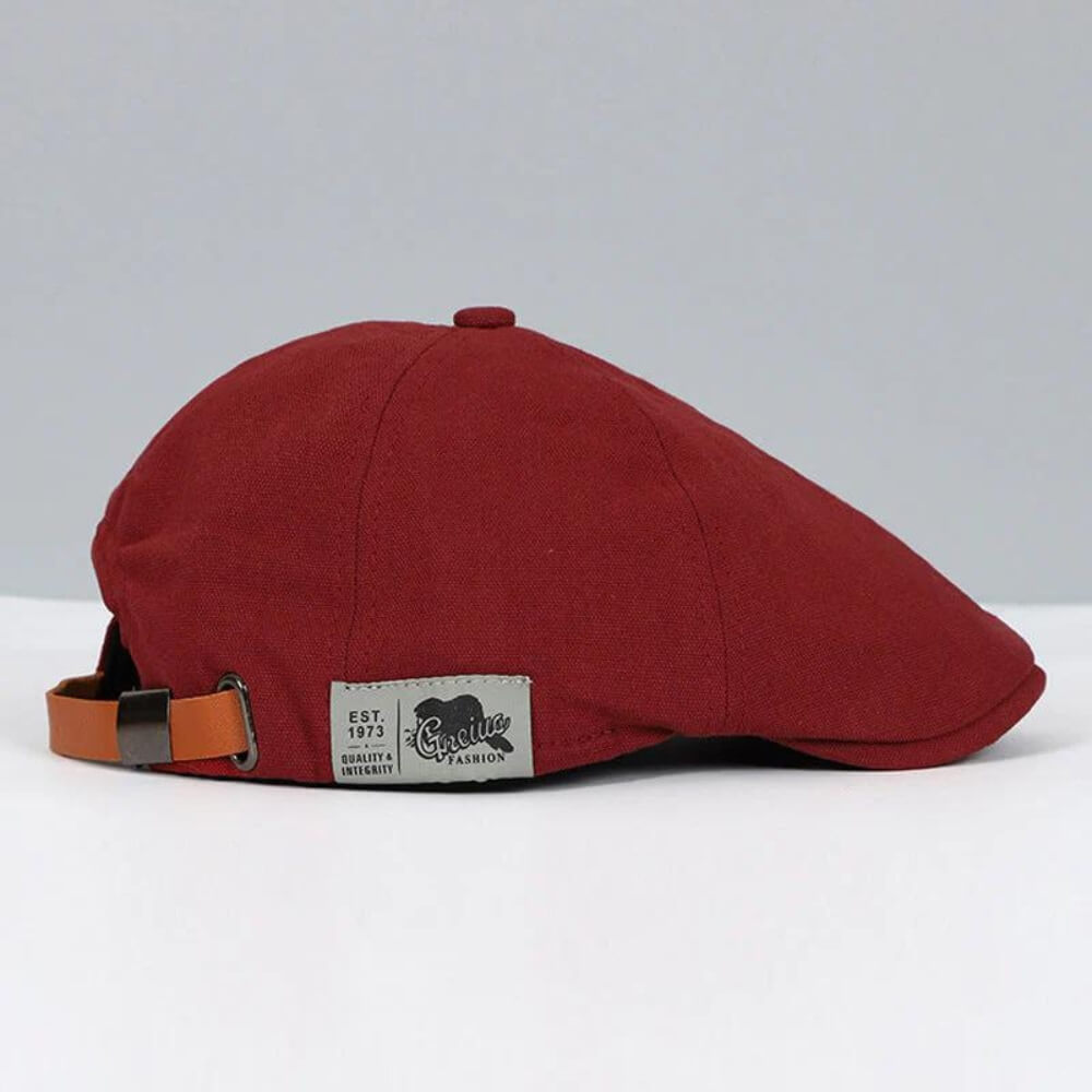 Flat Cap | Classic Newsboy Style with Adjustable Fit