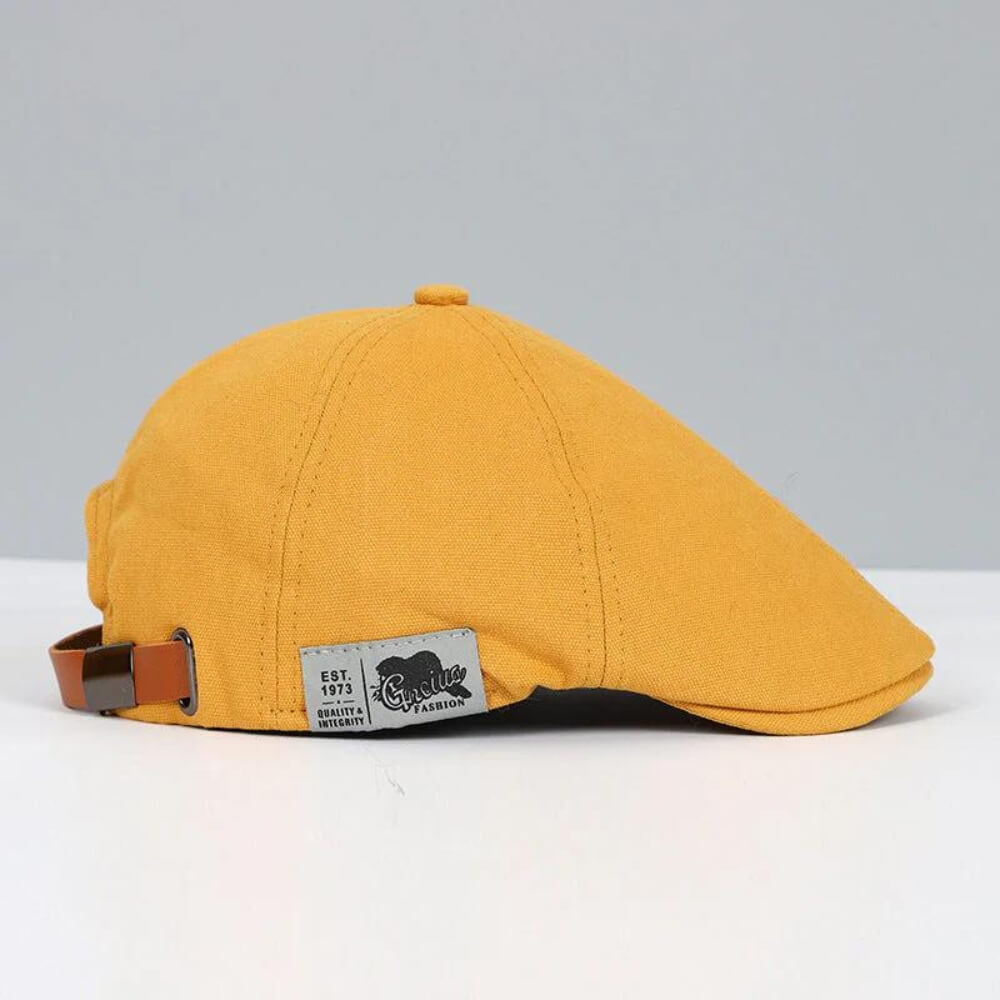 Flat Cap | Classic Newsboy Style with Adjustable Fit