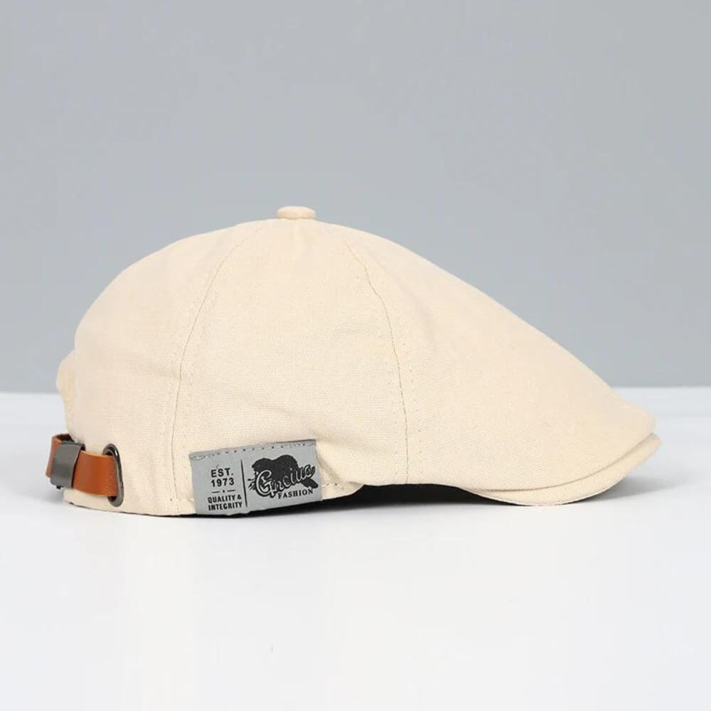 Flat Cap | Classic Newsboy Style with Adjustable Fit