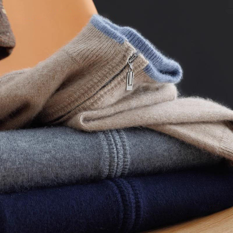 Zip Up Jacket | Minimalist Stand Collar Style