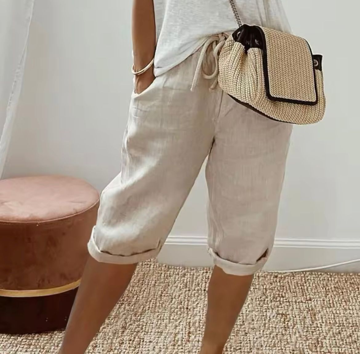 Women's Drawstring Walking Shorts