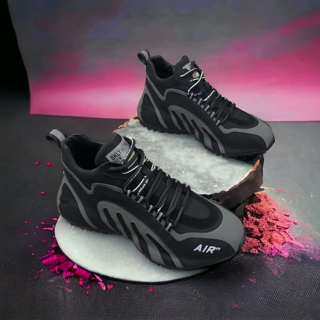 Running Trainers - Lace Up Sport Style for Active Wear