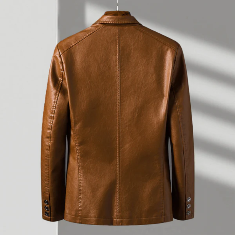 Single Breasted Blazer Jacket - Classic Two Button