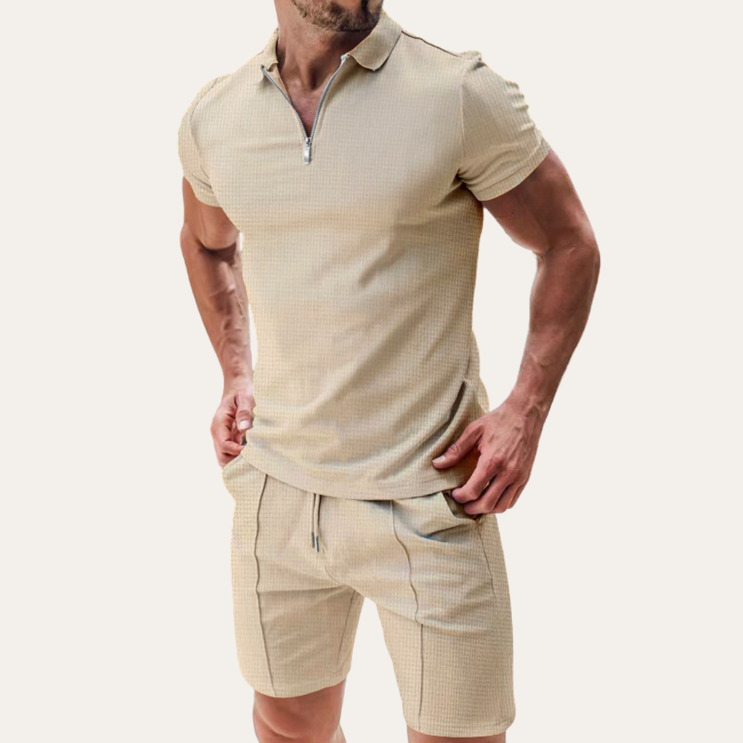 Men's Tight Polo Set