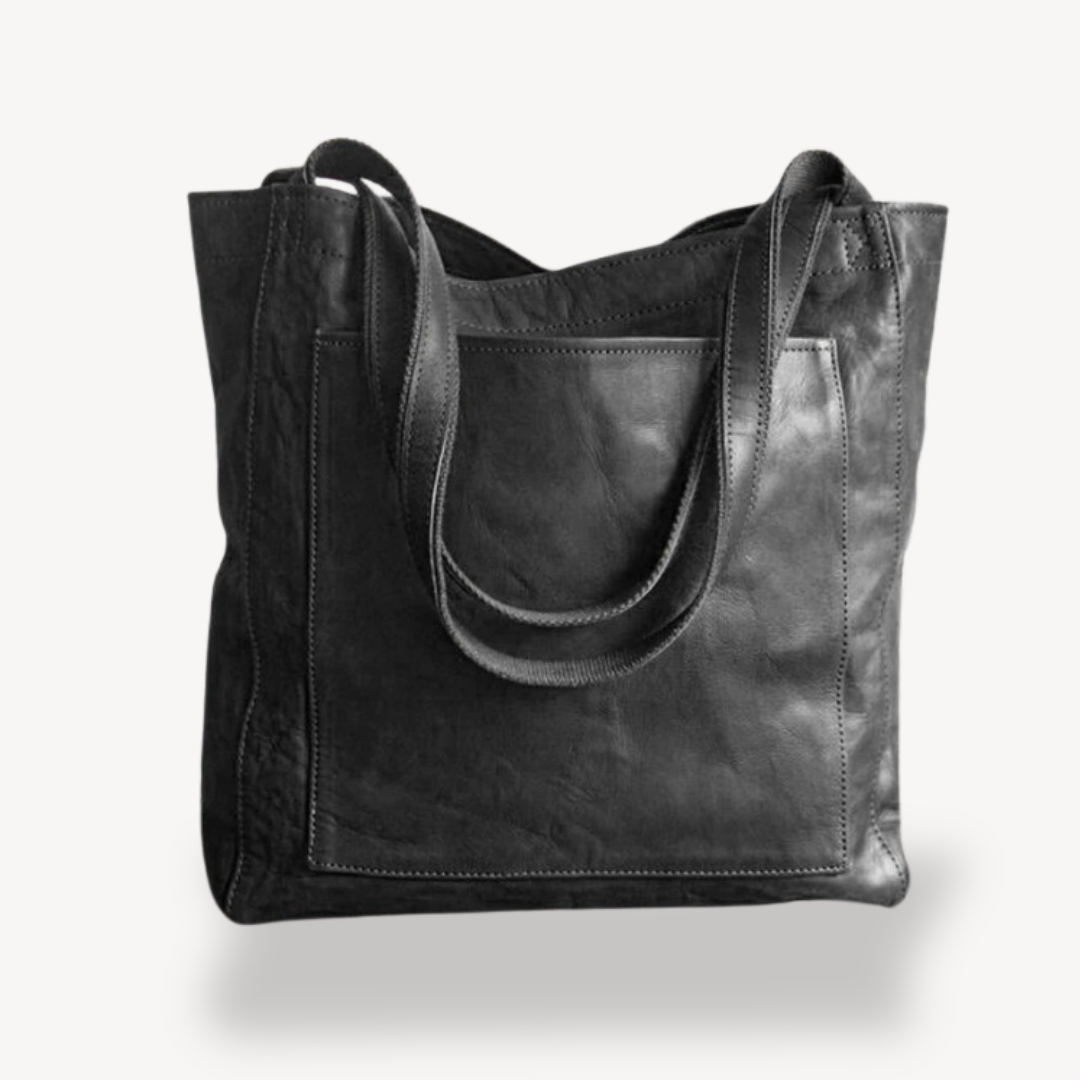 Large Shoulder Tote Bag - Structured Everyday Style