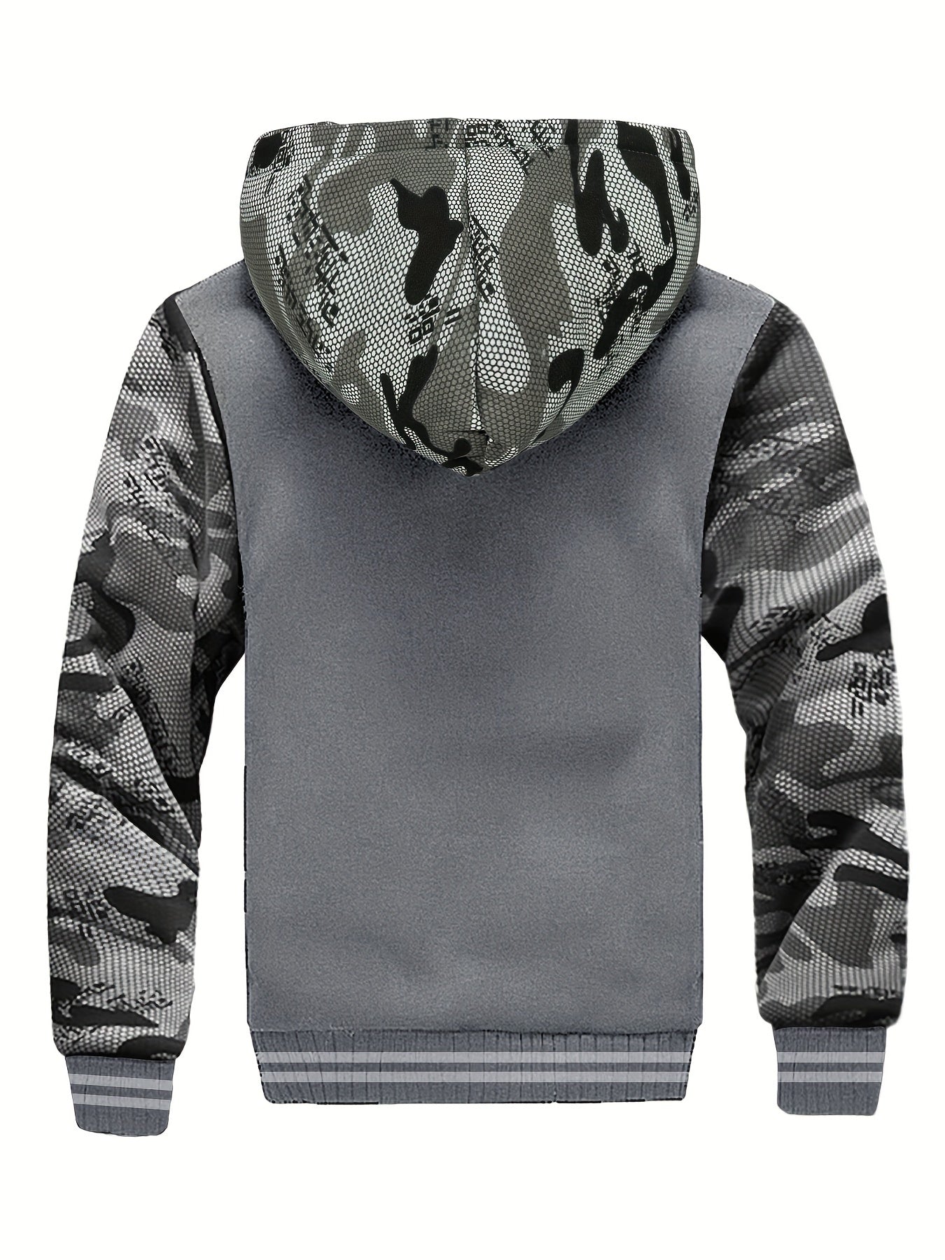 Hooded Jacket - Zip Front with Layered Lining