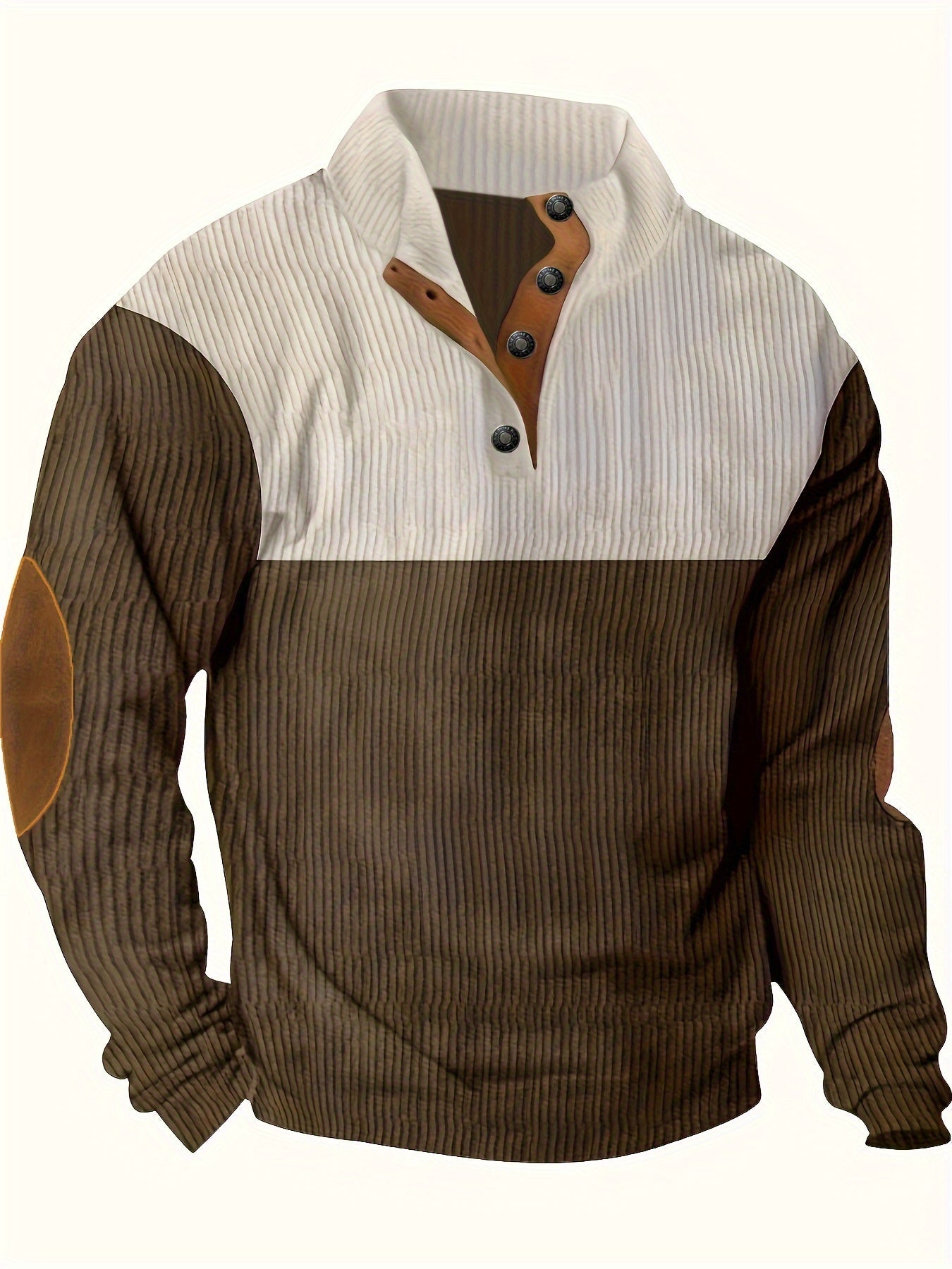 Cable Knit Jumper | Button Collar Long Sleeve