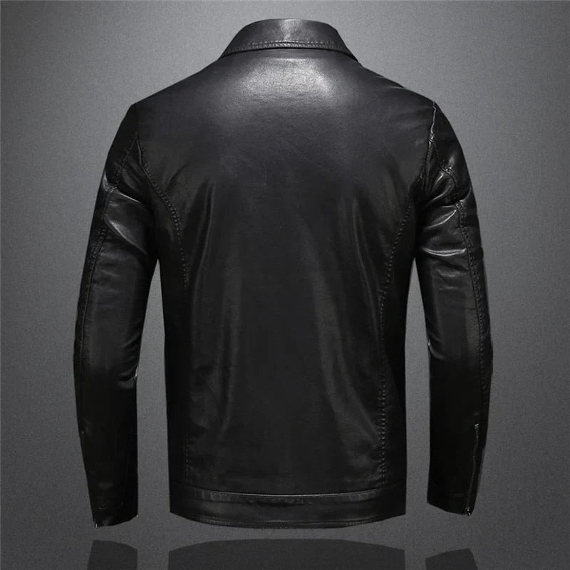 Rovian - a classic leather jacket designed for those who value sustainable style and premium craftsmanship