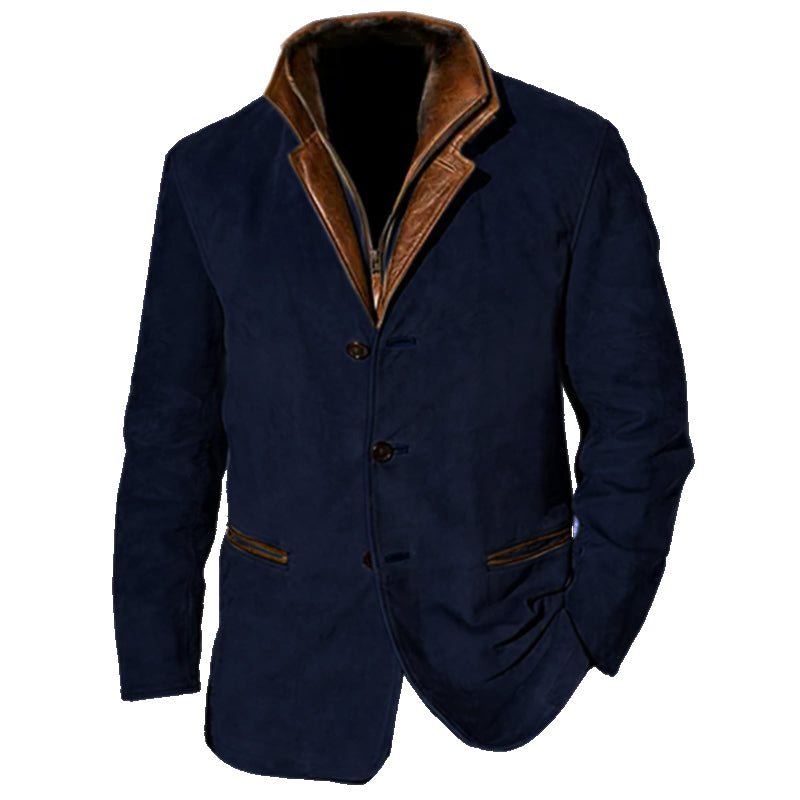 Blazer Jacket - Smart Casual with Lapel Collar