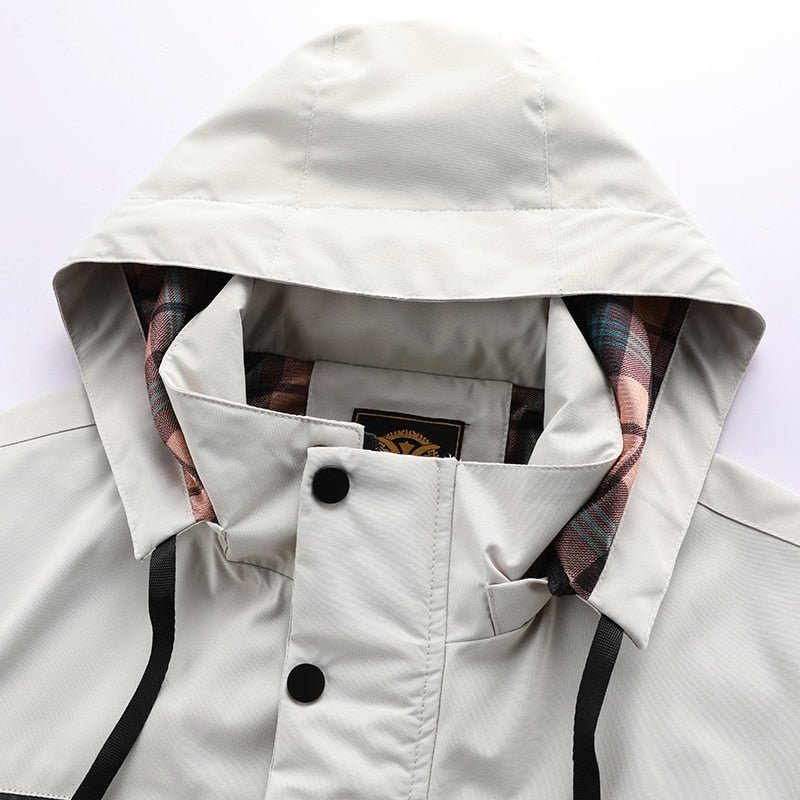 Hooded Parka Jacket - Multi Pocket Design