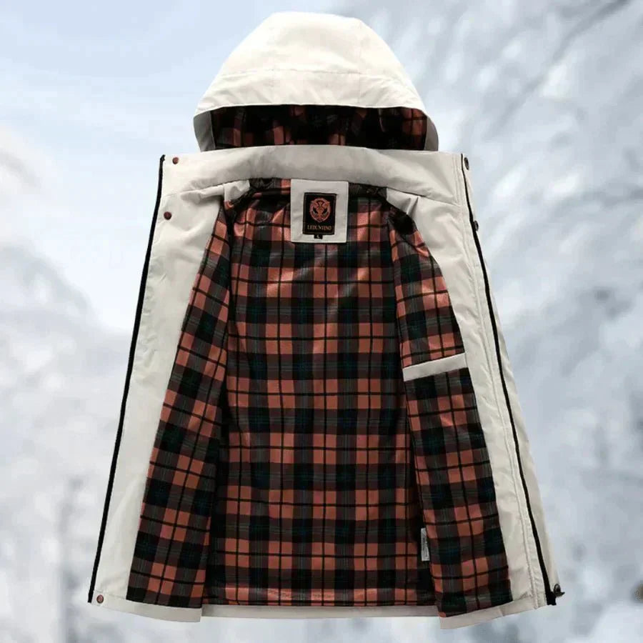 Hooded Parka Jacket - Multi Pocket Design