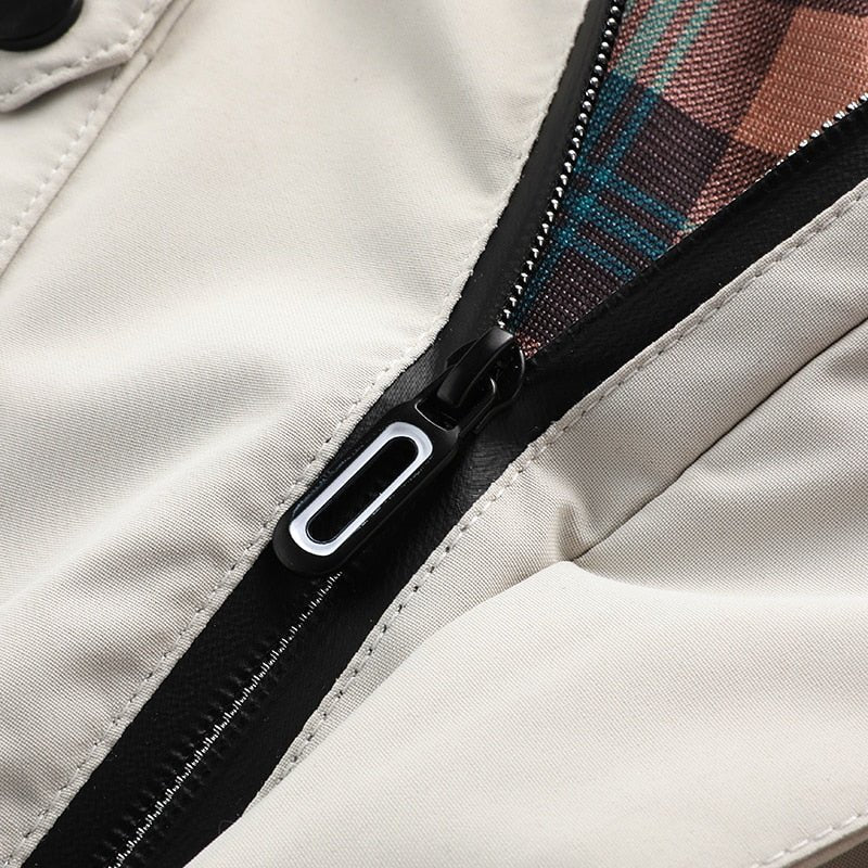 Hooded Parka Jacket - Multi Pocket Design