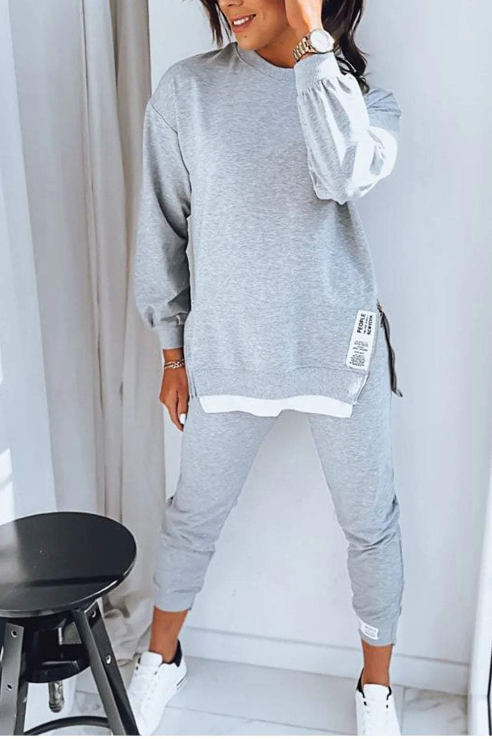 Tracksuit Set | Long Sleeve Top and Jogger Bottoms