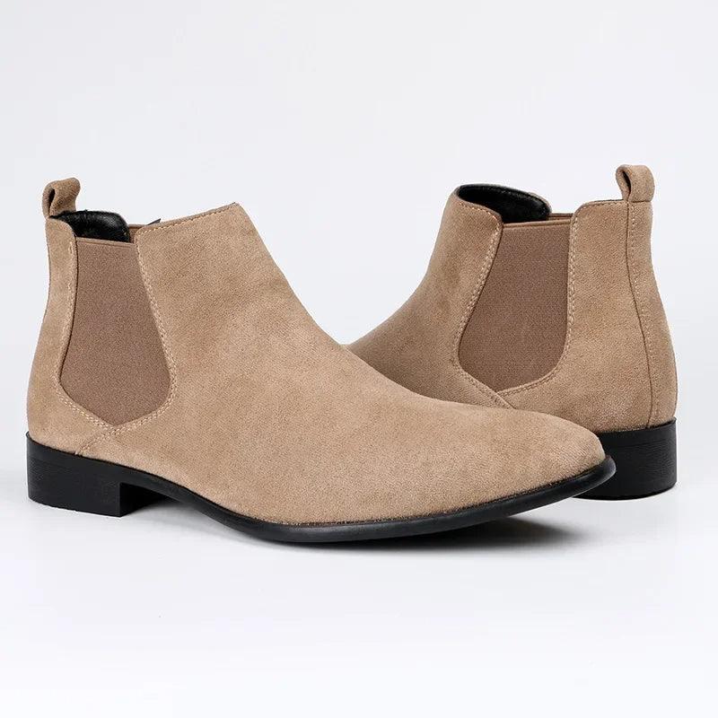 Chelsea Boots - Slim Ankle Fit with Square Toe Design