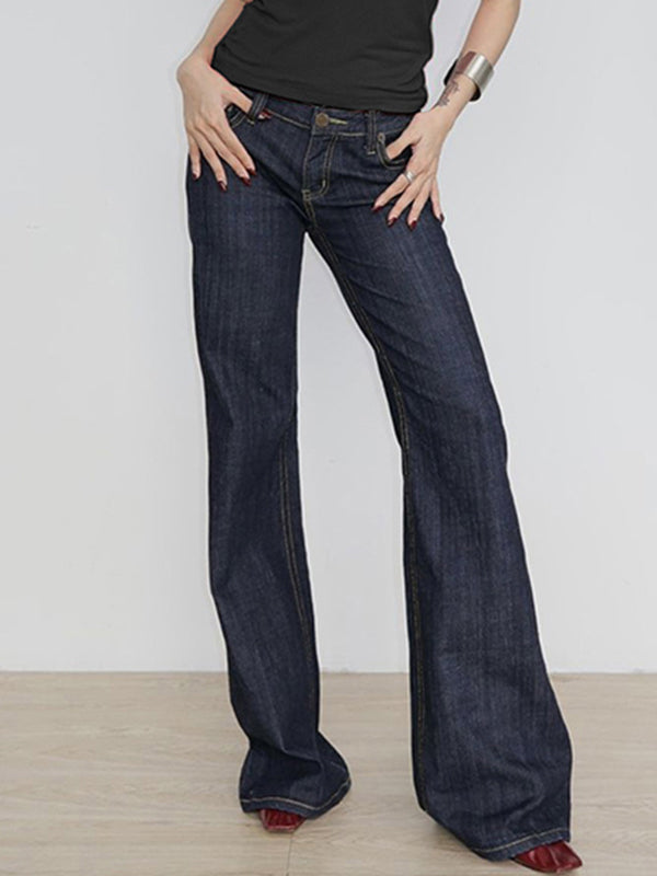 Women’s Low Rise Wide Jeans | Wide Leg Relaxed Fit