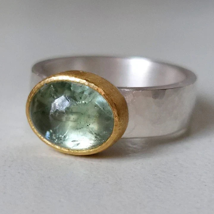 Gemstone Ring | Oval Stone Design