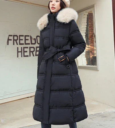 Frozy - a chic hooded winter coat